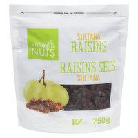 Nature's Nuts - Sultana Raisins, 750 Gram