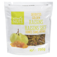 Nature's Nuts - Golden Raisin, Seedless, 750 Gram