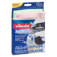 Vileda - VLDA  Microfibre All Purpose Cloth, 1 Each