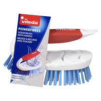 Vileda - Scrub Brush Powerfibres with Handle, 1 Each