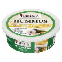 Habibis - Hummus Basil & Garlic, 200 Gram