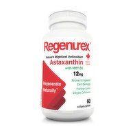 Regenurex - Astaxanthin with MCT Oil 12mg, 60 Each