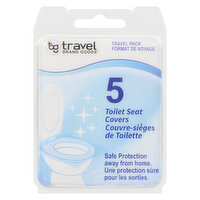 Travel Brands Good - Toilet Seat Covers, 5 Each