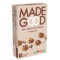 Made Good Made Good - Soft Baked Mini Chocolate Chip Cookie GF, 5 Each