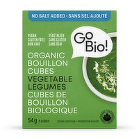 Gobio - Organic Bouillon Cubes No Salt Vegetable