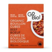 Gobio - Organic Bouillon Cubes Beef, 66 Gram