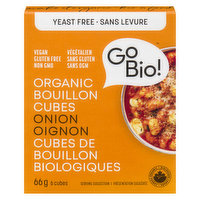 Gobio - Onion Bouillon Cubes, 66 Gram