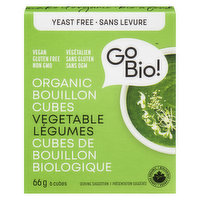 Gobio - Vegetable Bouillon Cubes No Yeast, 66 Gram