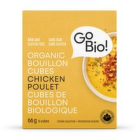 Gobio - Organic Bouillon Cubes Chicken, 66 Gram