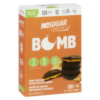 No Sugar Keto - Bomb Dark Chocolate Peanut Butter, 10 Each