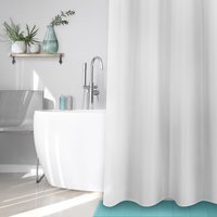 Boutique - Waffle Shower Curtain White, 1 Each