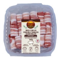 Savoury Choice - Pork Belly Skinless Sliced Rolled, 350 Gram