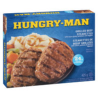 Hungry-Man - Grilled Beef Steakettes Frozen Meal