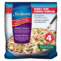 Swanson - Alfredo Chicken Skillet Family Size Frozen Meal, 1.19 Kilogram
