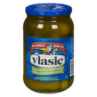 Vlasic Vlasic - Pickles - Baby Kosher Dill No Garlic, 1 Litre