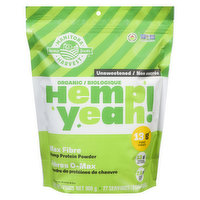 Manitoba Harvest - Hemp Yeah! Protein Powder Max Fiber Unsweetened, 908 Gram