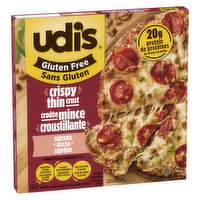 Udis - Crispy Thin Crust Supreme Pizza GF, 542 Gram