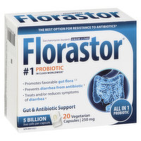 Florastor - Daily Probiotic Supplement, 20 Each