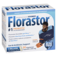 Florastor - Daily Probiotic Supplement, 50 Each