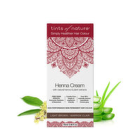 Tints of Nature - Henna Cream Light Brown, 70 Millilitre