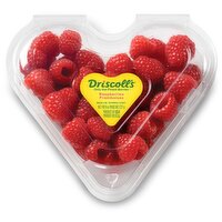 Driscolls - Raspberries - Heart Shaped Clamshell, 227 Gram
