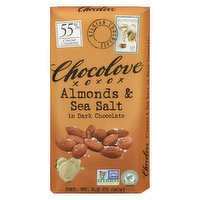 Chocolove - Dark Chocolate Bar Almonds & Sea Salt, 90 Gram