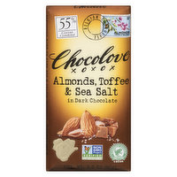 Chocolove - Almonds Toffee & Sea Salt Bar, 90 Gram