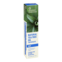 Desert Essence - Natural Tea Tree Oil Toothpaste, Mint, 176 Gram