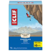 Clif - Chocolate Chip Energy Bar, 16 Each