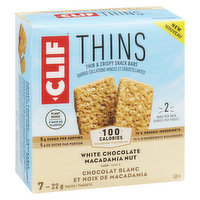 Clif - Thin & Crispy Snack Bars, White Chocolate Macadamia, 1 Each