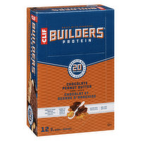 Clif - Builder's Protein Bars Peanut Butter, 12 Each