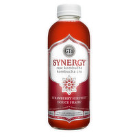 Gts - Synergy Raw Kombucha Strawberry Serenity Organic, 480 Millilitre