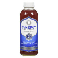 GT's - Synergy Raw Kombucha Gingerberry Organic, 480 Millilitre