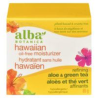 Alba Botanica - Hawaiian Oil Free Moisturizer Aloe & Green Tea, 85 Gram