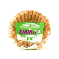 Emma - Coffee Filters Basket Style Unbleached, 100 Each