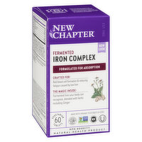 New Chapter - Fermented Iron Complex, 60 Each