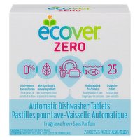 Ecover - Dishwasher Tabs Zero, 25 Each