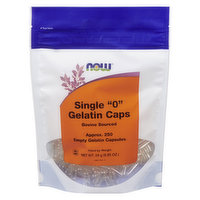 NOW - Single "0" Gelatin Capsules, 250 Each