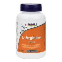 NOW - L-Arginine 500 mg, 100 Each