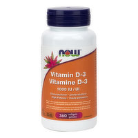 Now - Vitamin D3 1000IU, 360 Each