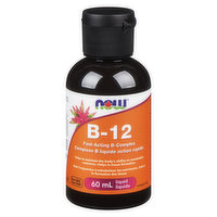 NOW - B-12 B-Complex Liquid, 60 Millilitre