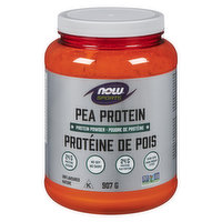NOW - Sports Pea Protein Unflavoured, 907 Gram