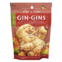 The Ginger People - Gin Gins Chewy Ginger Candy Spicy Apple, 84 Gram