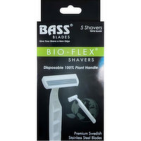 Bass - Bio Flex Shavers, 5 Each