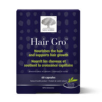 New Nordic - Hair Gro Natural Health Product, 60 Each