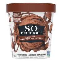 So Delicious - Non Dairy Frozen Dessert - Creamy Chocolate, 500 Millilitre