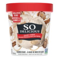 So Delicious - Non Dairy Frozen Dessert - Cinnamon Cookie Dough