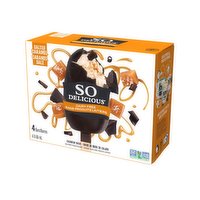 So Delicious - Non-Dairy Frozen Dessert - Salted Caramel Bars, 4 Each