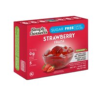 Simply Delish - Strawberry Jello Dessert, 20 Gram