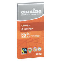 Camino - Organic Orange Dark Chocolate Bar, 100 Gram